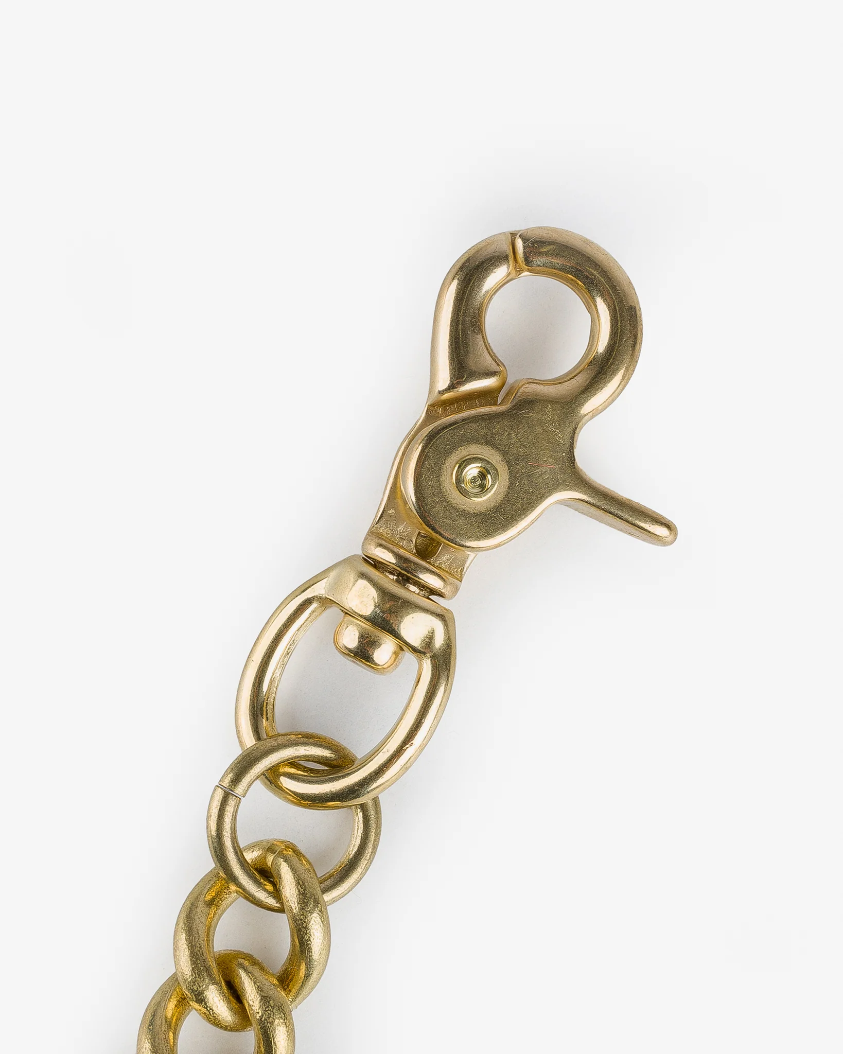 Wallet Chain with Hook and Rings - Brass - Image 3