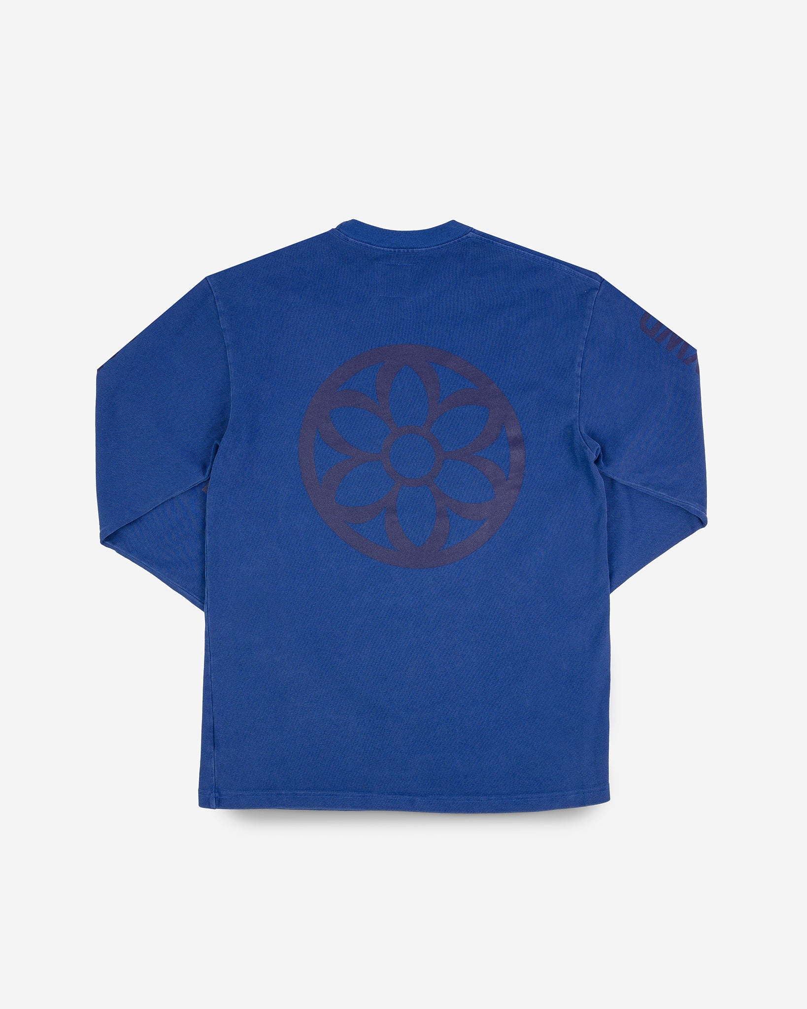 GOOD ART HLYWD Heavyweight Long Sleeve Crew Neck T-Shirt - Cobalt Blue - Image 4