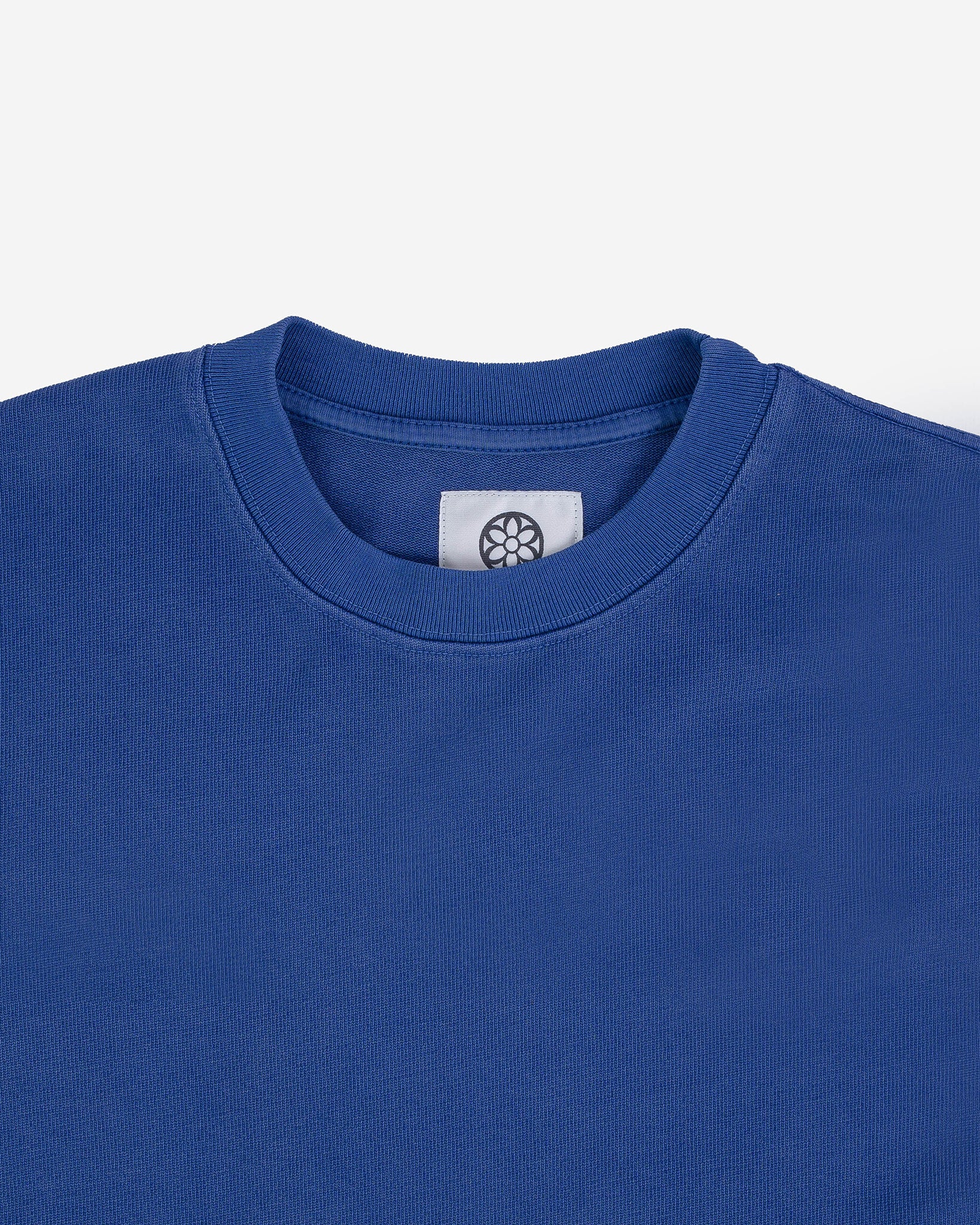 GOOD ART HLYWD Heavyweight Long Sleeve Crew Neck T-Shirt - Cobalt Blue - Image 7