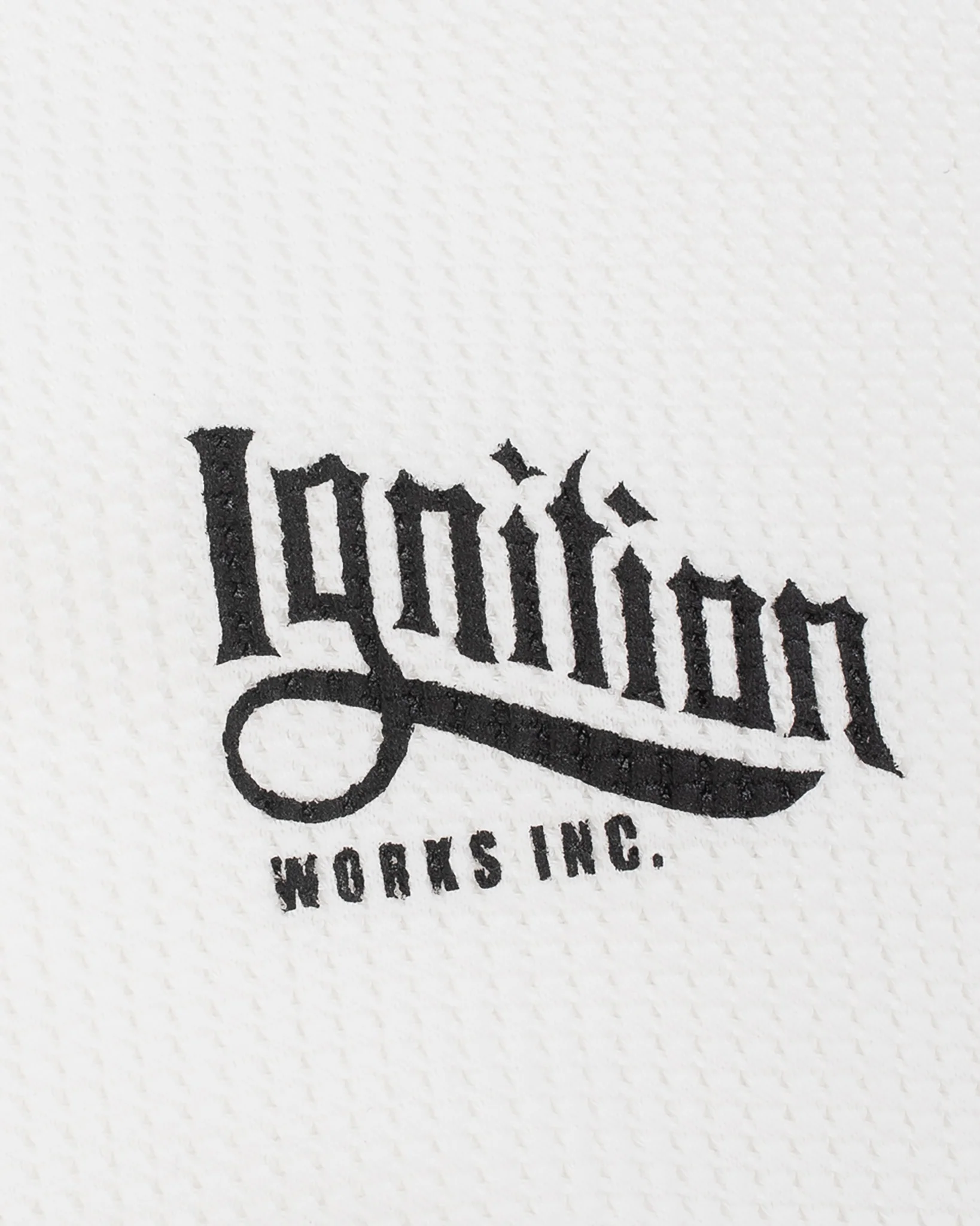 Ignition Works Logo Thermal Crew Neck Long Sleeved Top - Black or White - Image 9