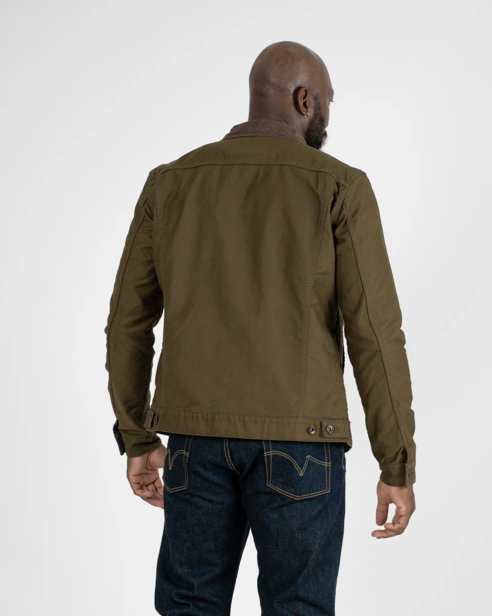 12oz Whipcord Modified Type III Jacket - Olive Drab Green - Image 3