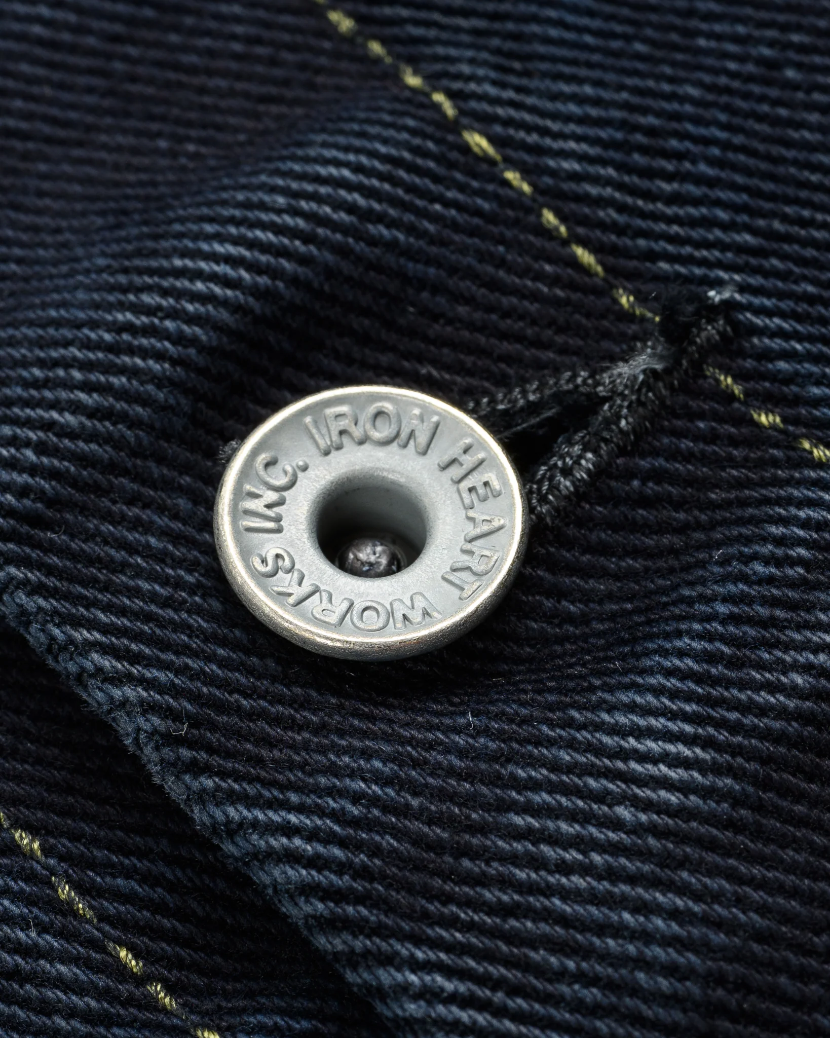 19oz Left-Hand Twill Selvedge Denim Type III Jacket - Indigo Overdyed Black - Image 18