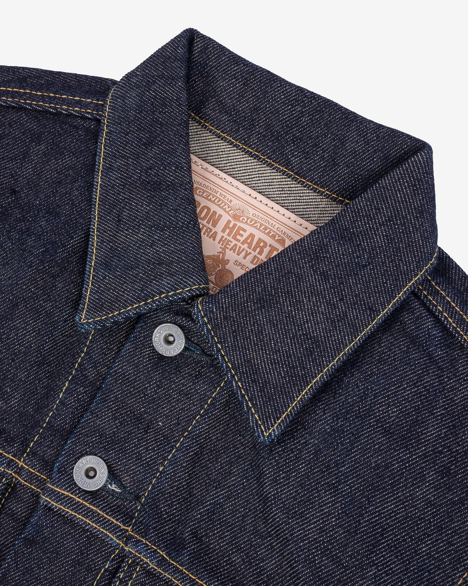 21oz Selvedge Denim Modified Type III Jacket - Indigo - Image 7