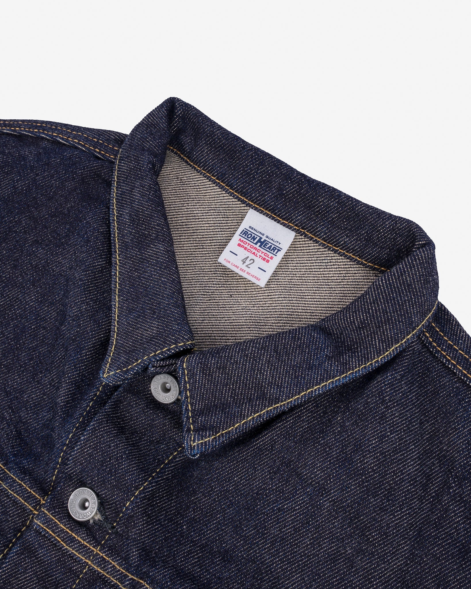 21oz Selvedge Denim Modified Type III Vest - Indigo - Image 7