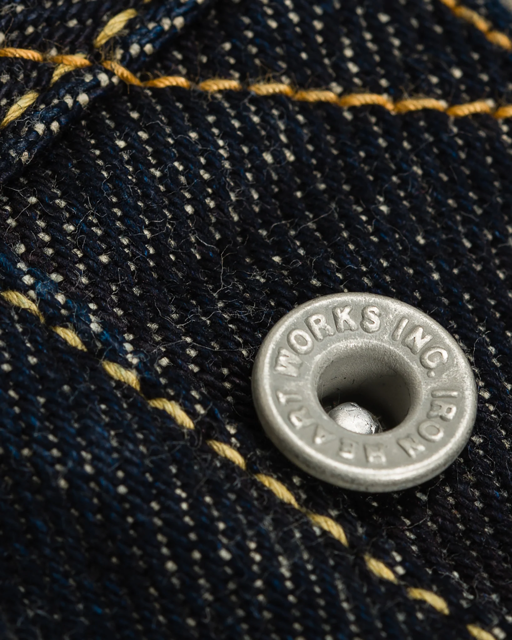 21oz Selvedge Denim Slim Straight Cut Jeans - Indigo - Image 16