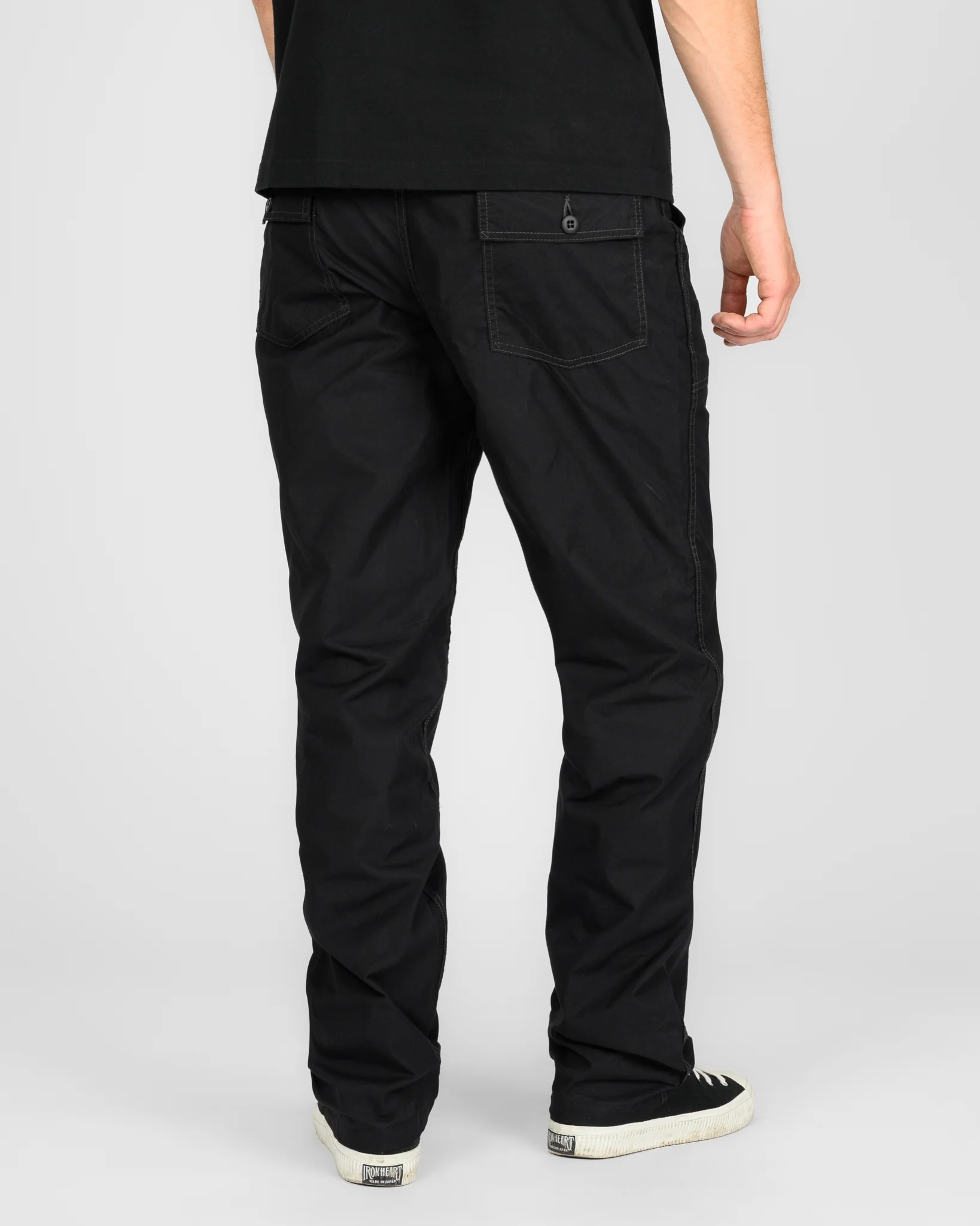 4oz Cotton/Nylon Baker Pants - Black - Image 3