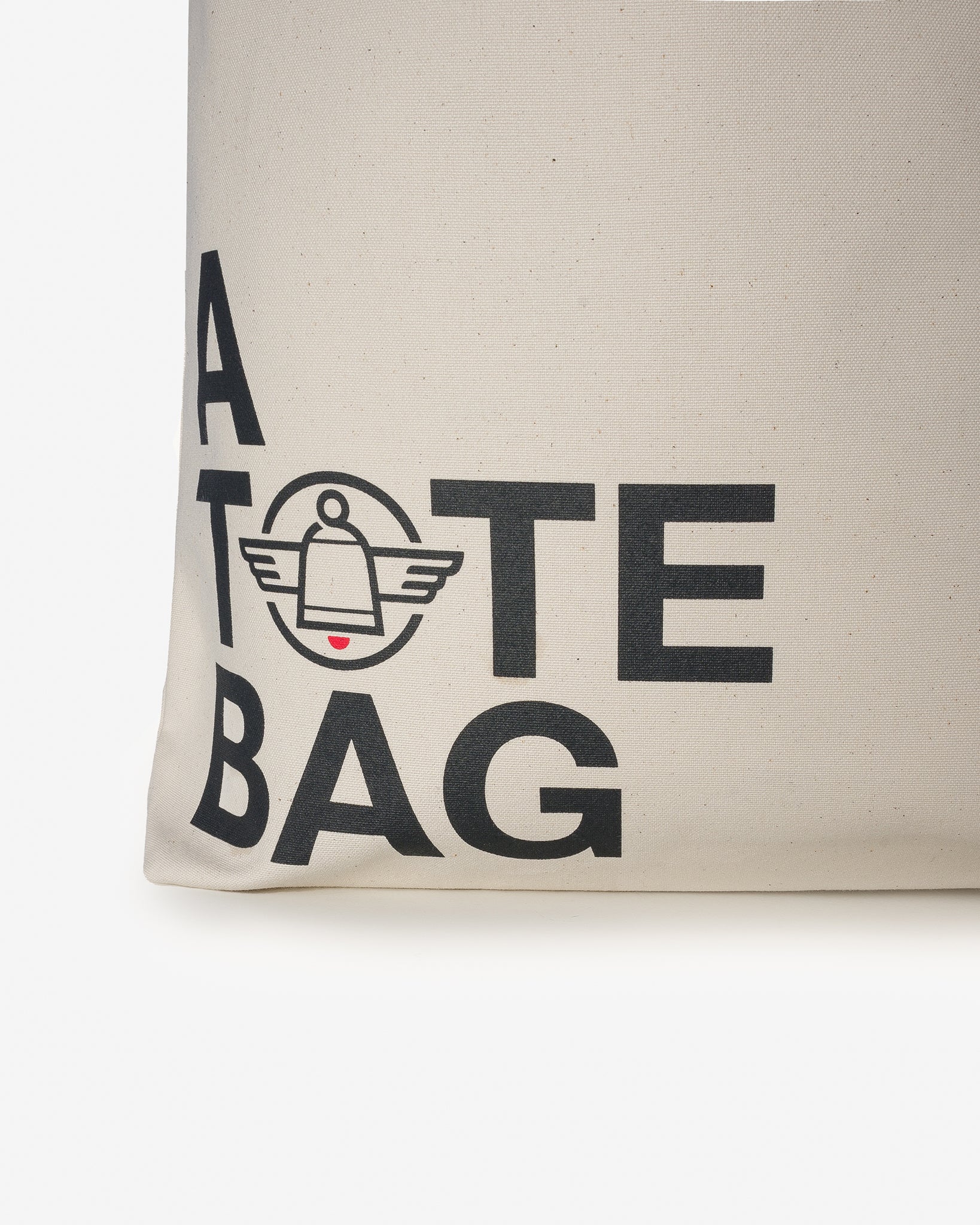 Printed Canvas Tote Bag - 'A Tote Bag' Print - Image 3