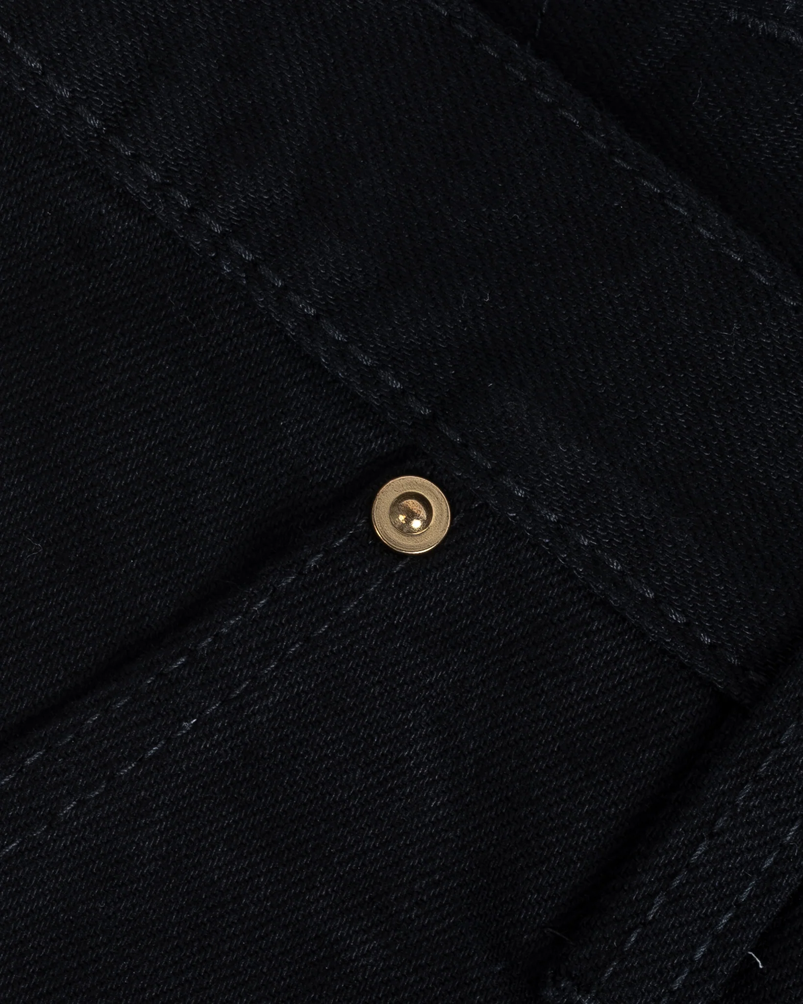 14oz Selvedge Denim Cargo Pants - Black/Black - Image 9
