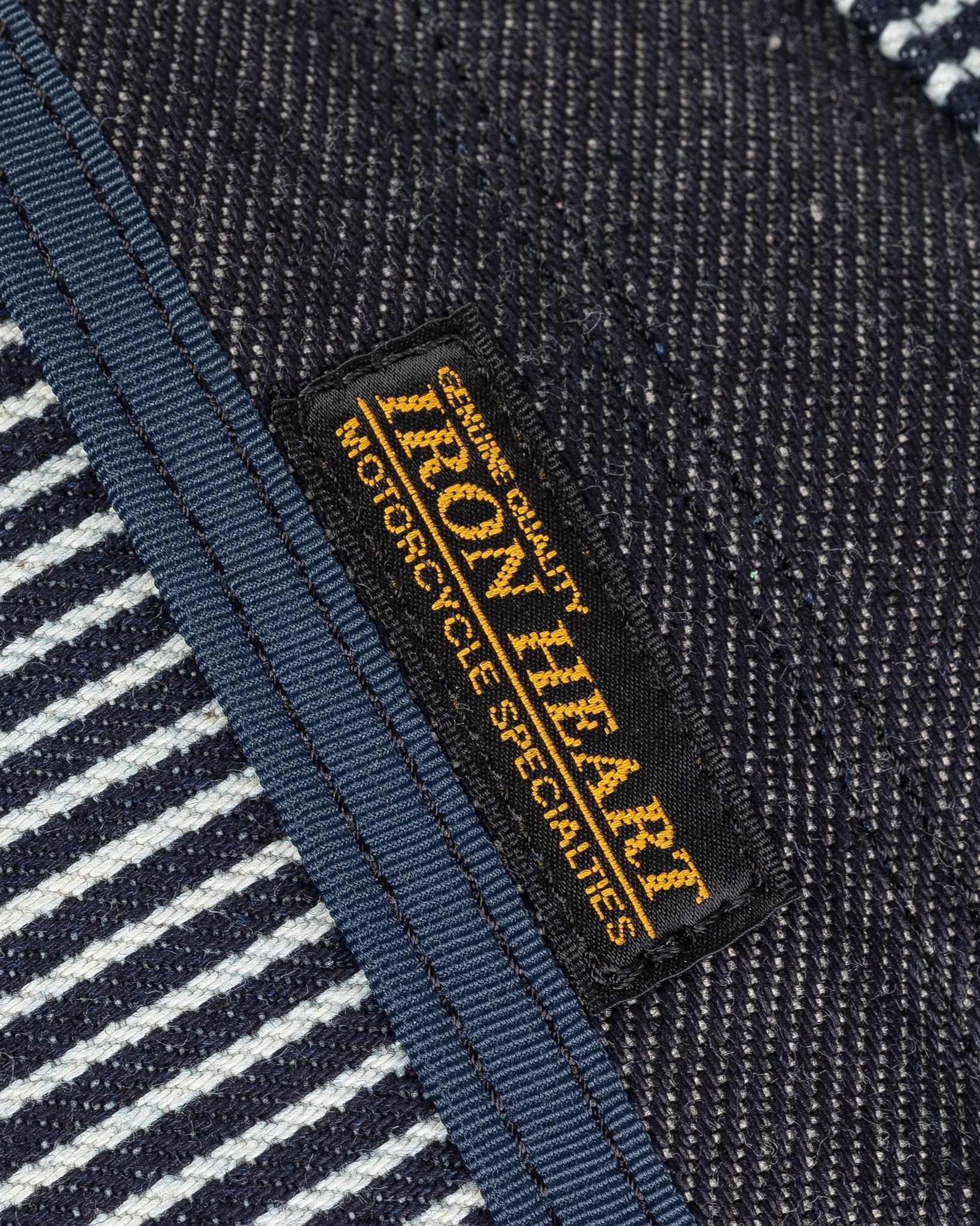 12oz Hickory Stripe Small Shoulder Bag - Indigo - Image 8
