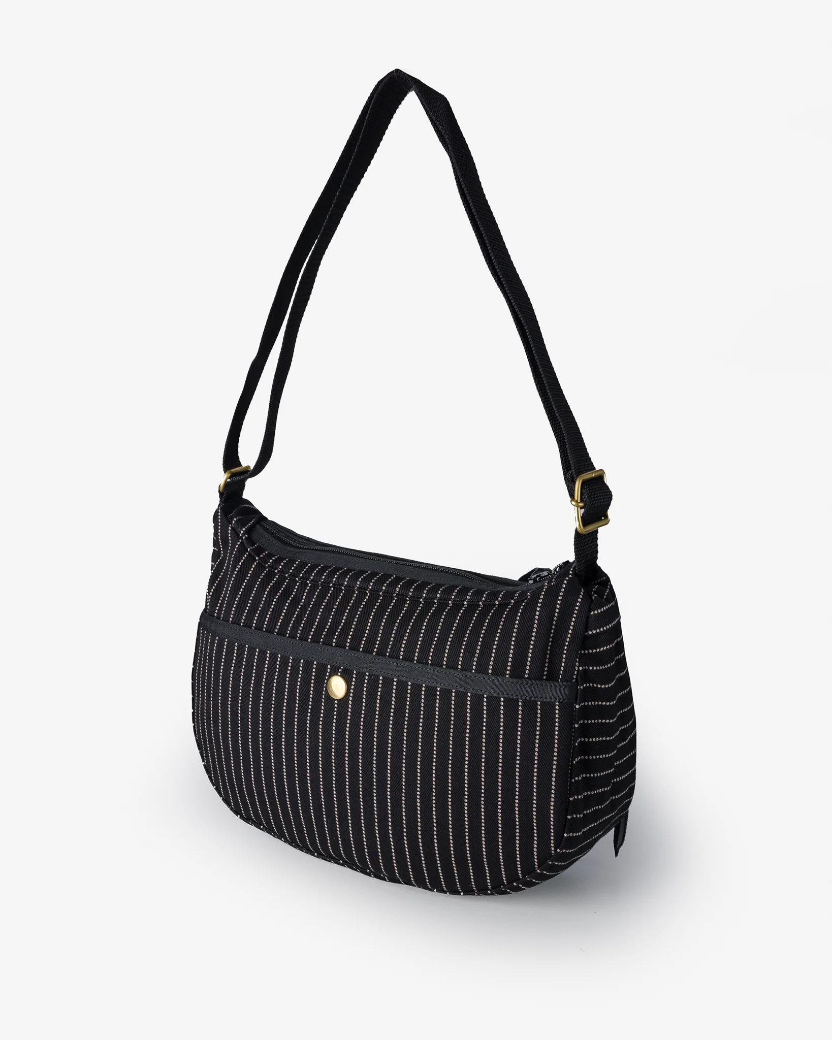 12oz Wabash Small Shoulder Bag - Black - Image 3