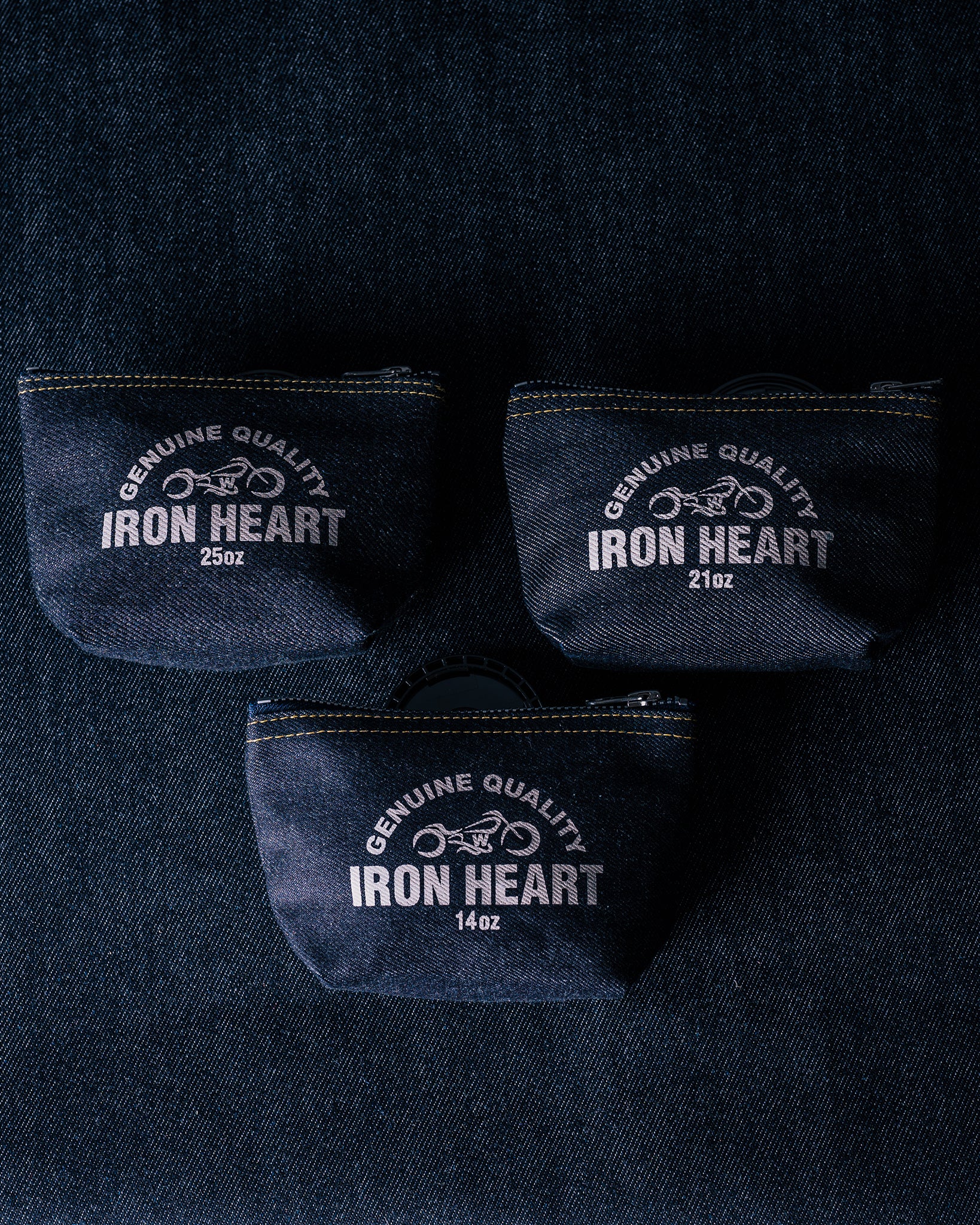 25oz Selvedge Denim Zip-Up Pouch - Image 7