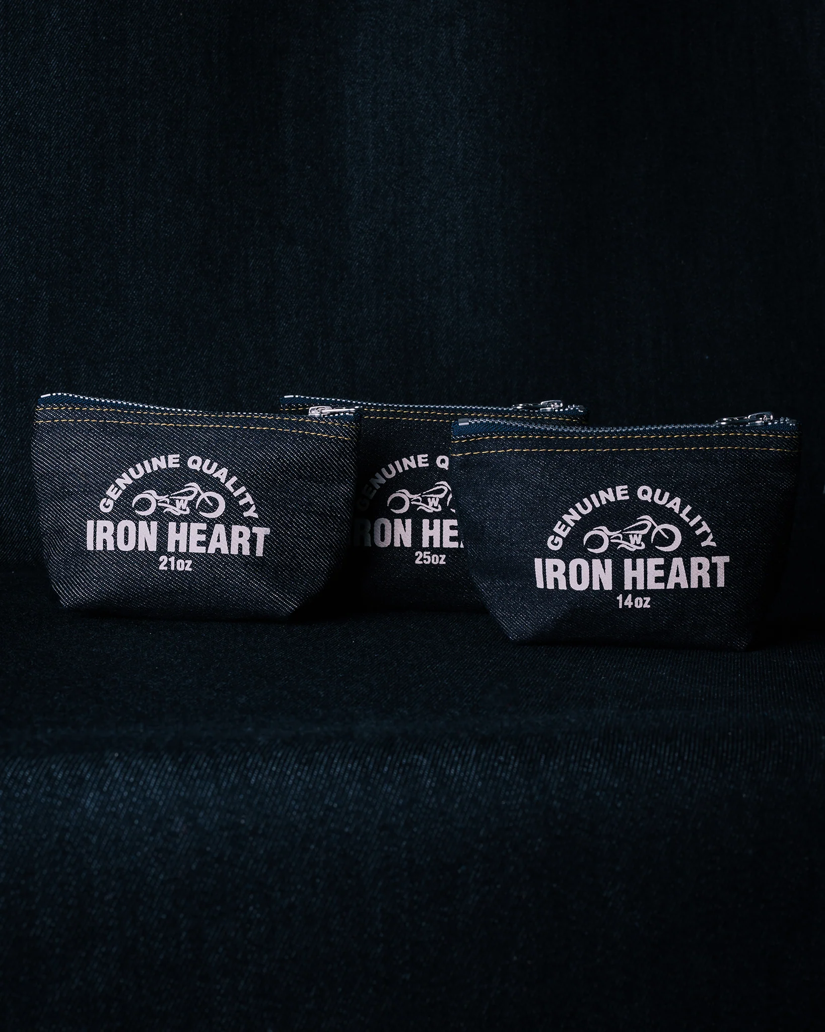 25oz Selvedge Denim Zip-Up Pouch - Image 8