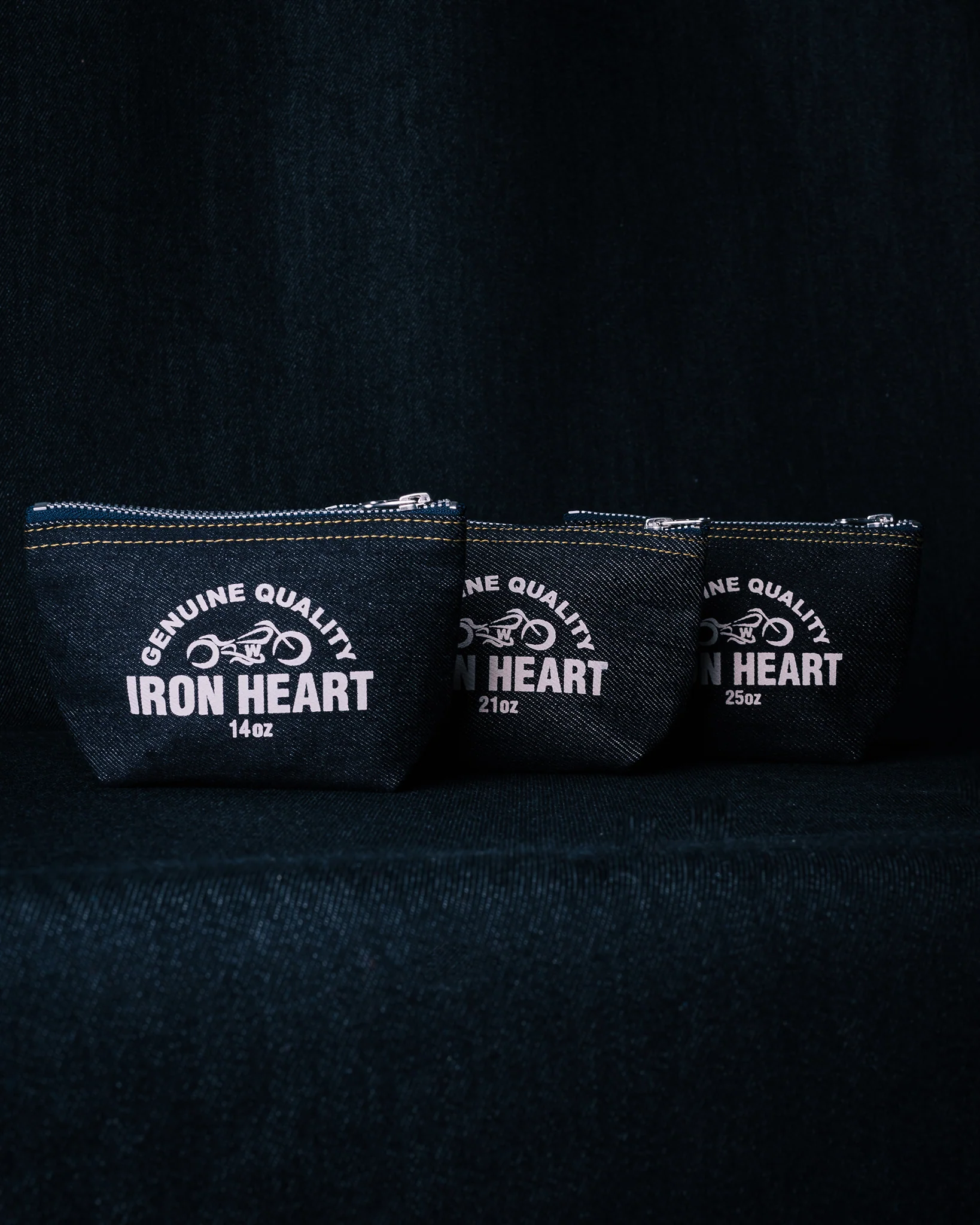 25oz Selvedge Denim Zip-Up Pouch - Image 9
