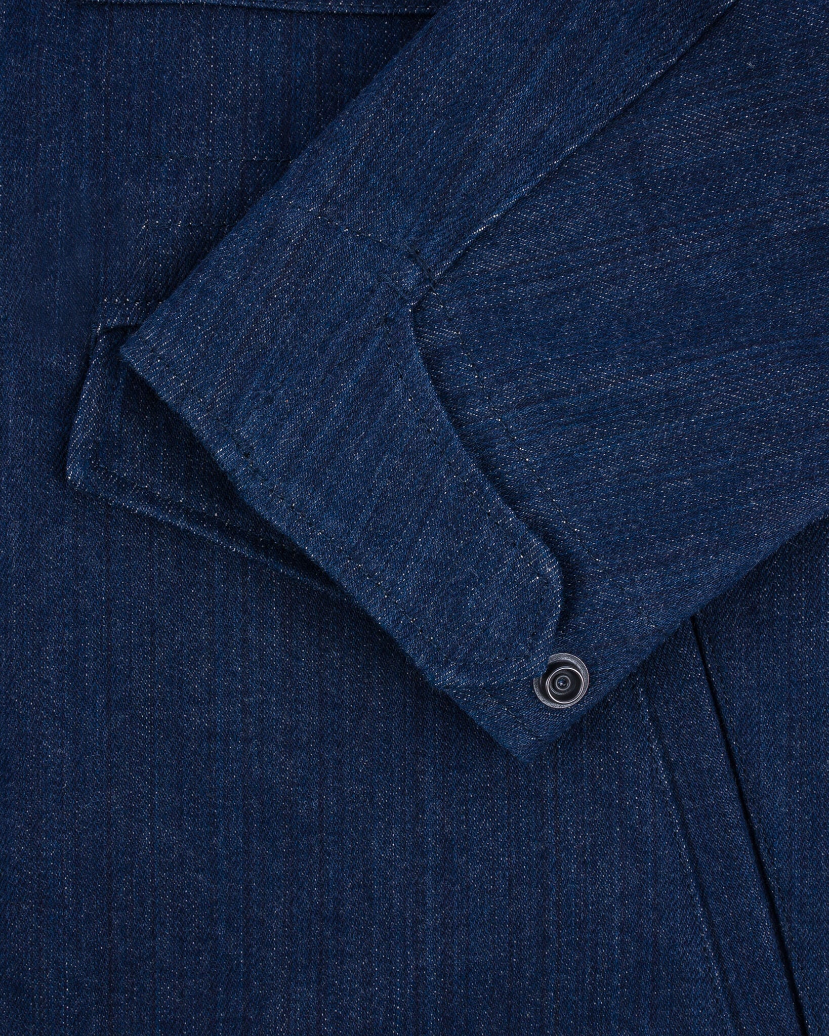 16oz Natural Indigo Selvedge Denim M65 Field Jacket - Image 11