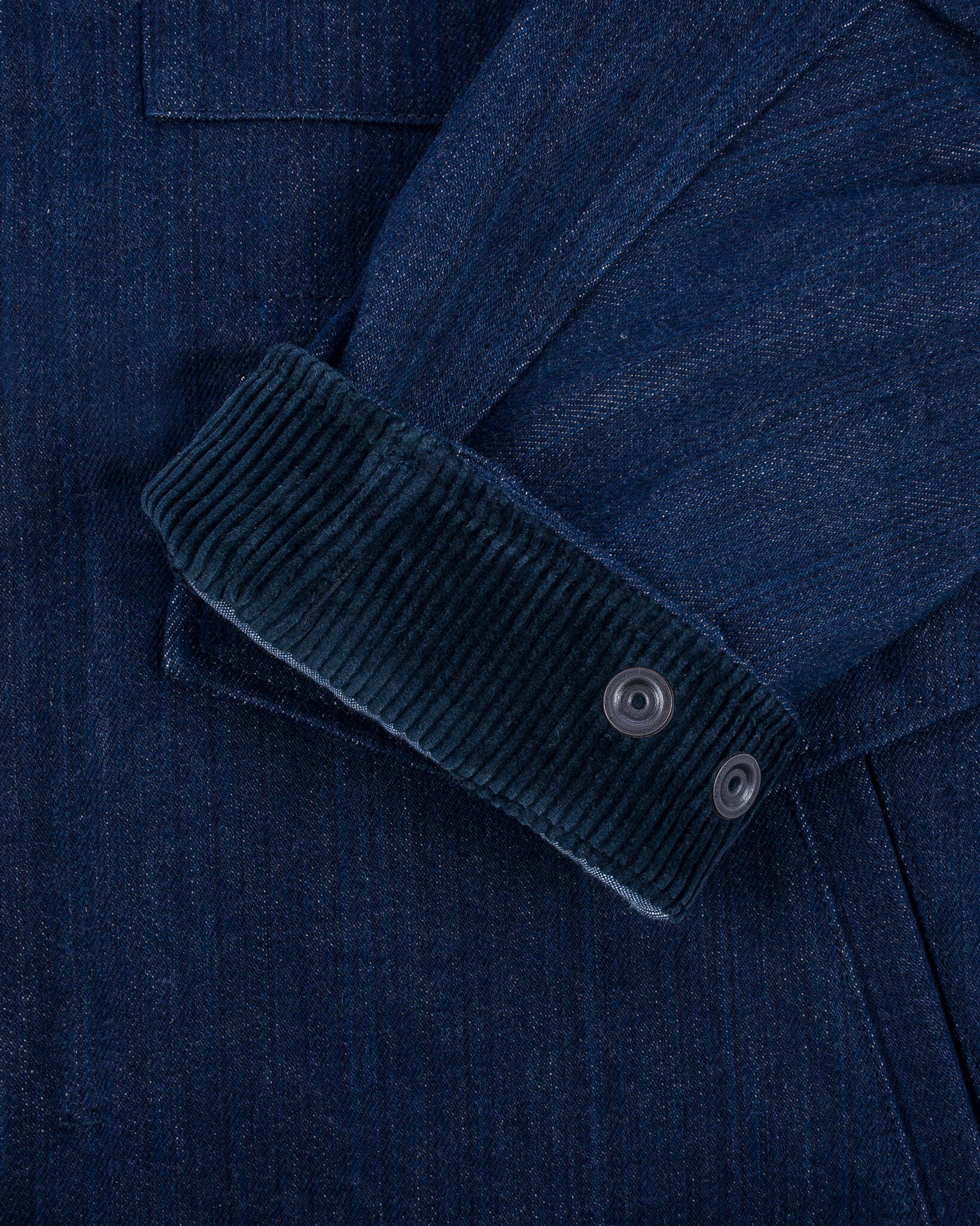 16oz Natural Indigo Selvedge Denim M65 Field Jacket - Image 13