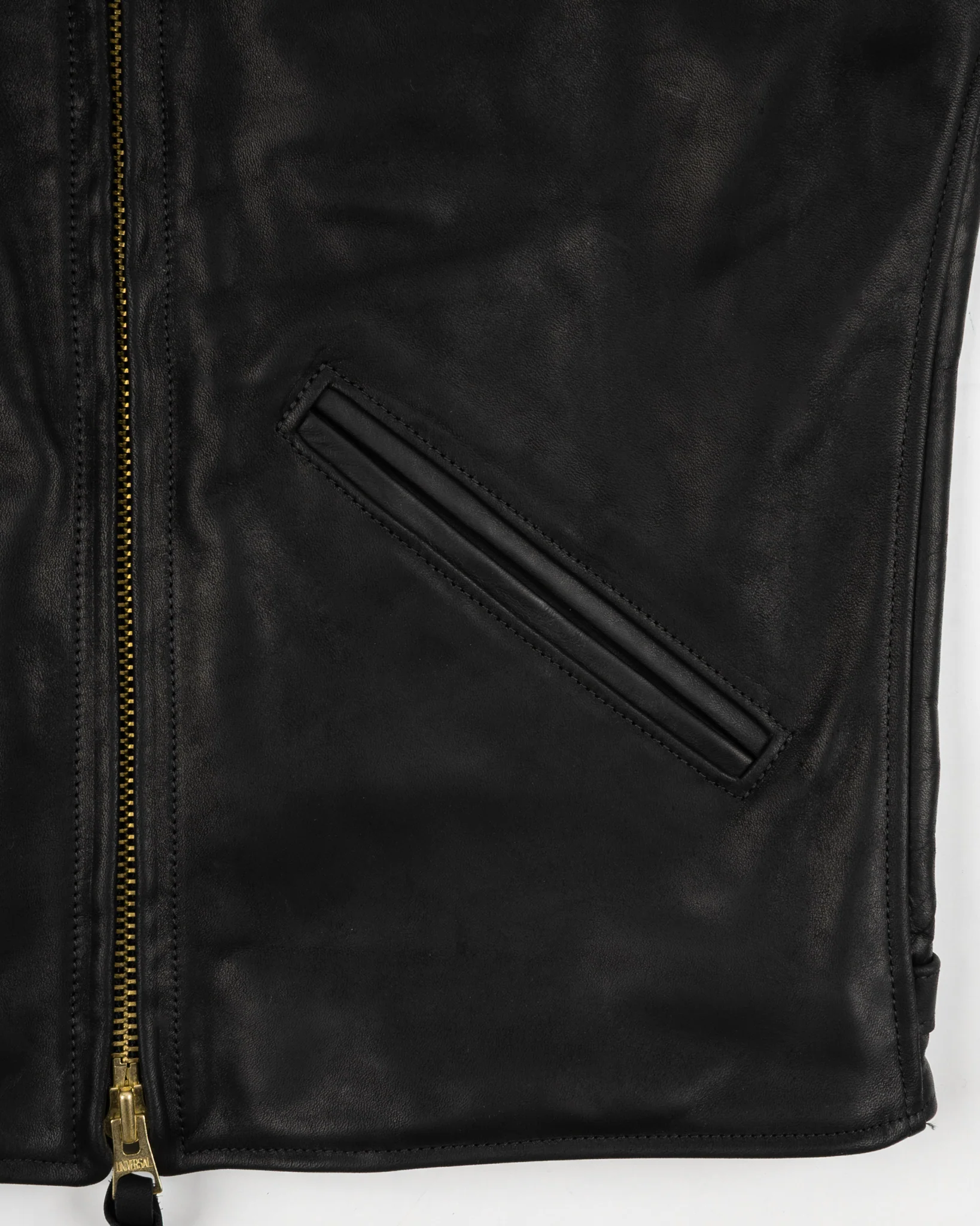 Iron Heart x Simmons Bilt Horsehide Savannah Jacket - Black - Image 9