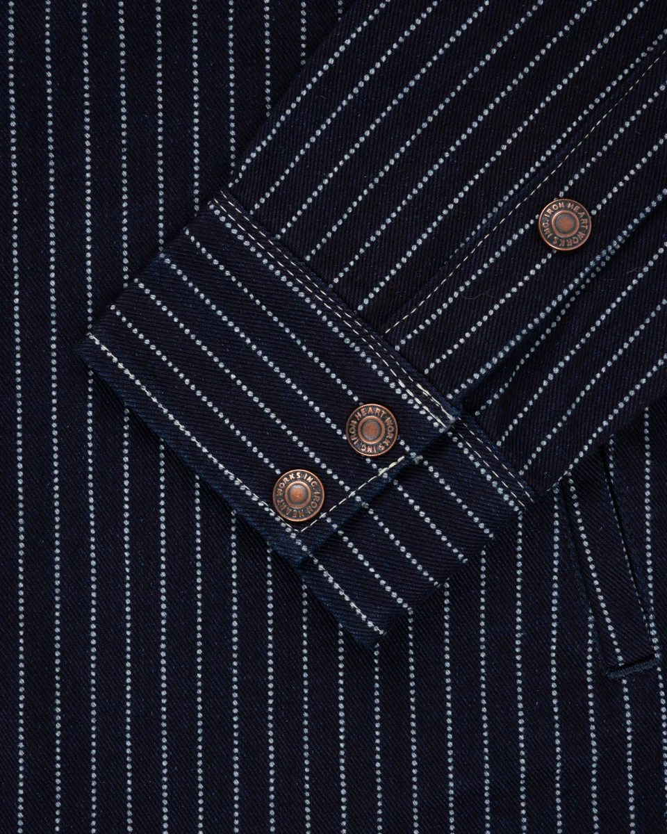 12oz Wabash CPO Shirt - Indigo - Image 7