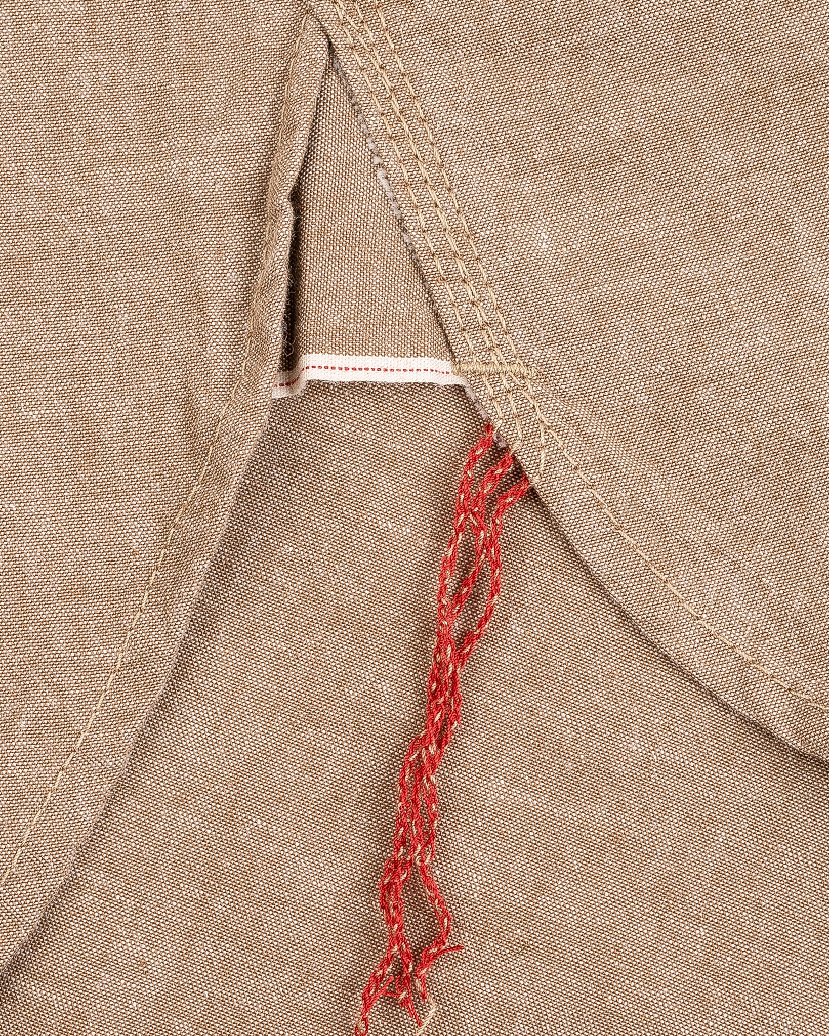 10oz Selvedge Chambray Work Shirt - Khaki - Image 12
