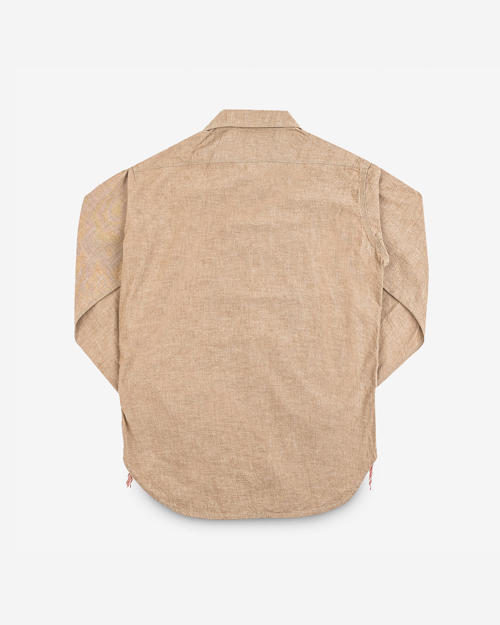 10oz Selvedge Chambray Work Shirt - Khaki - Image 4