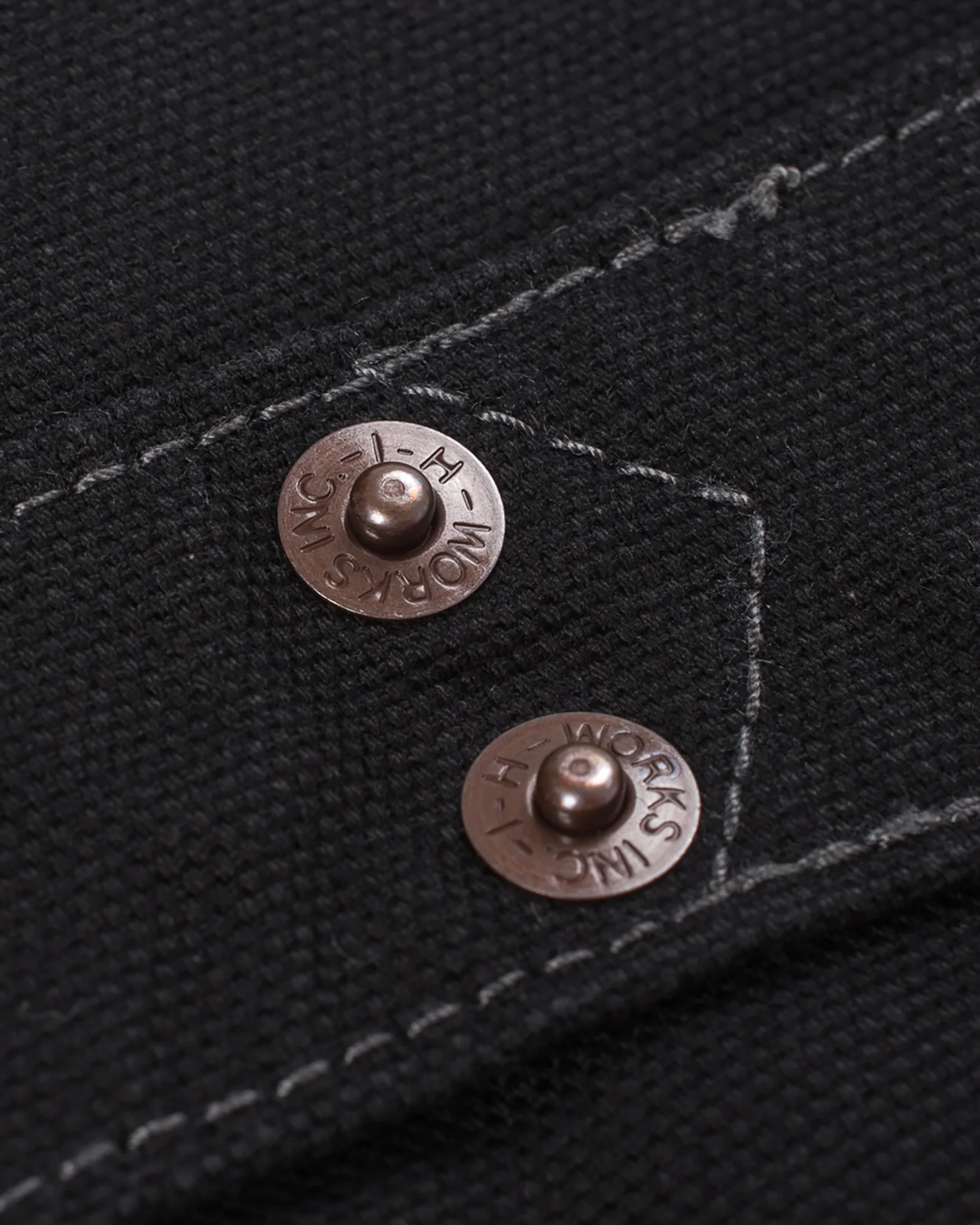 12oz Wabash/Duck Work Vest - Black/Black - Image 14