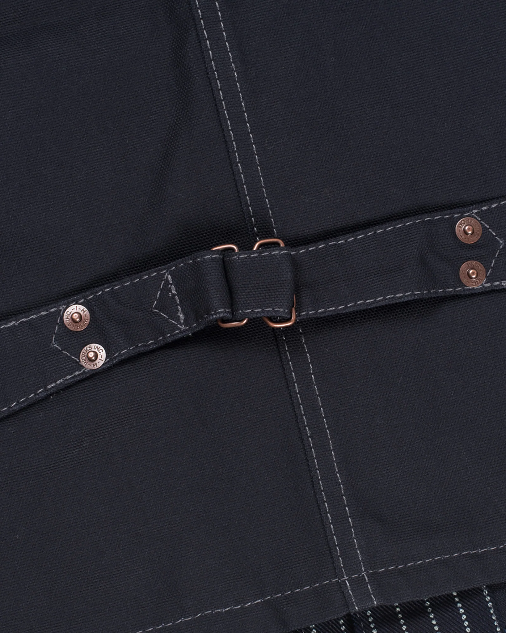 12oz Wabash/Duck Work Vest - Indigo/Navy - Image 7