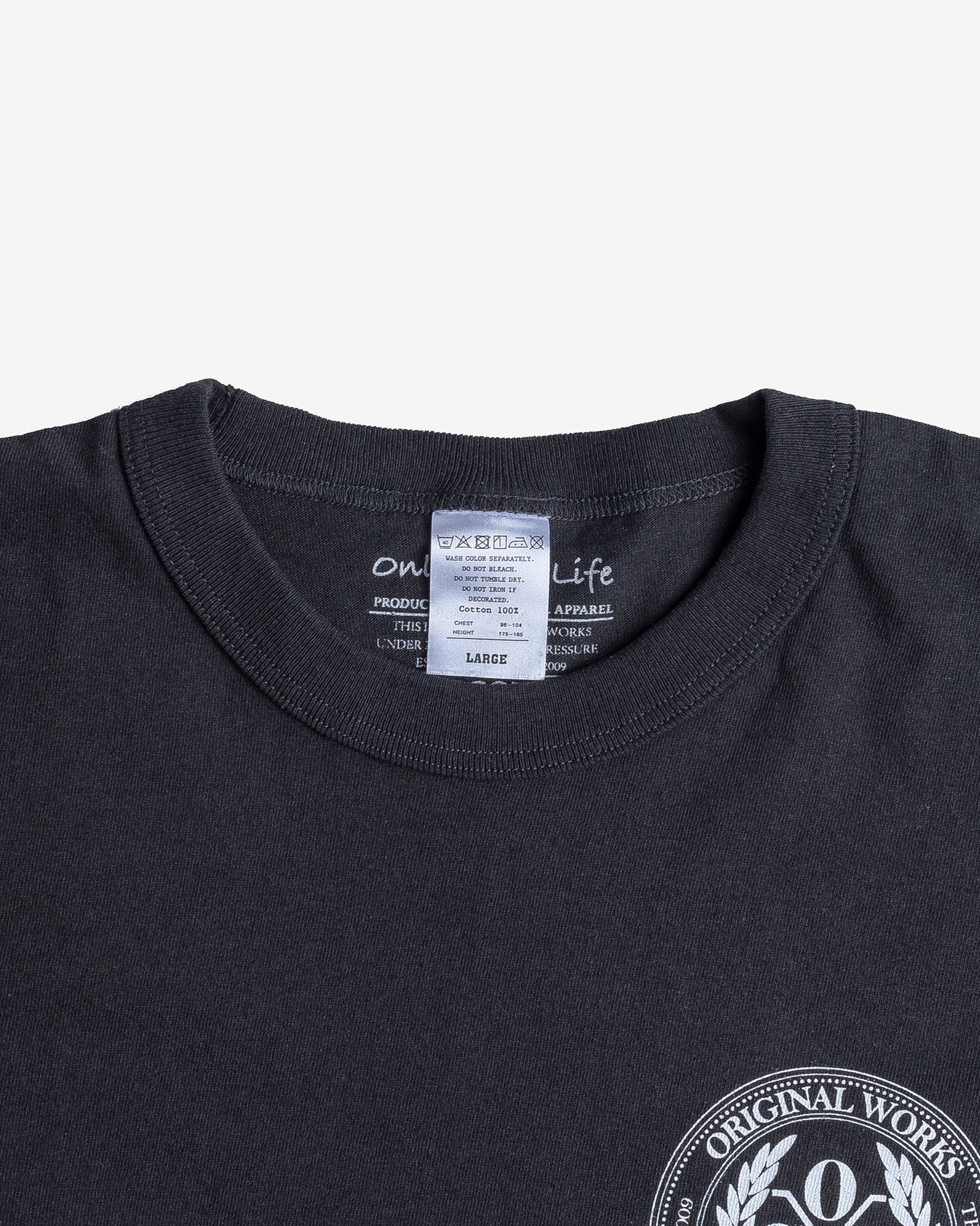 OGL 6.2oz Ringspun T-shirt - Silkscreen Printed 'Fly Me To The Moon' - Charcoal - Image 7