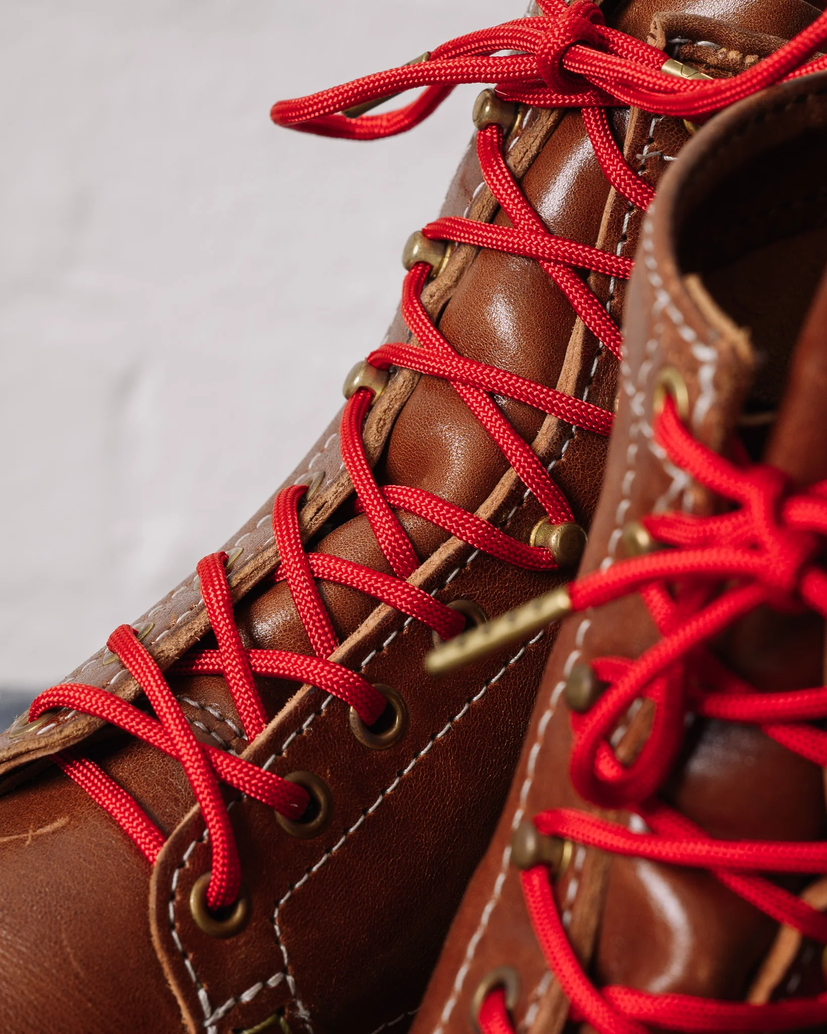 Pisgah Range Paracord Laces - Red - Image 3